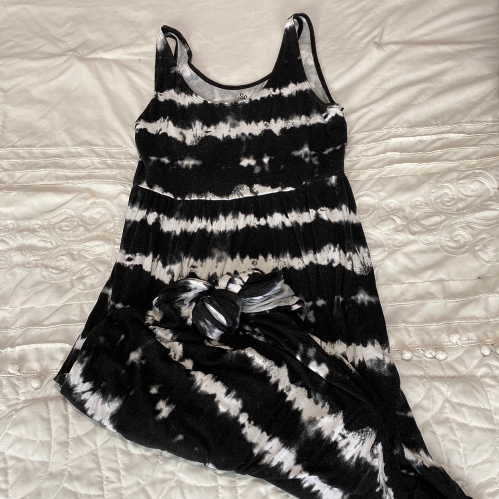 Tie dye maxi dress